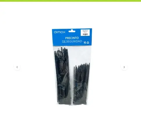 PACK DE PRECINTOS COLOR NEGRO