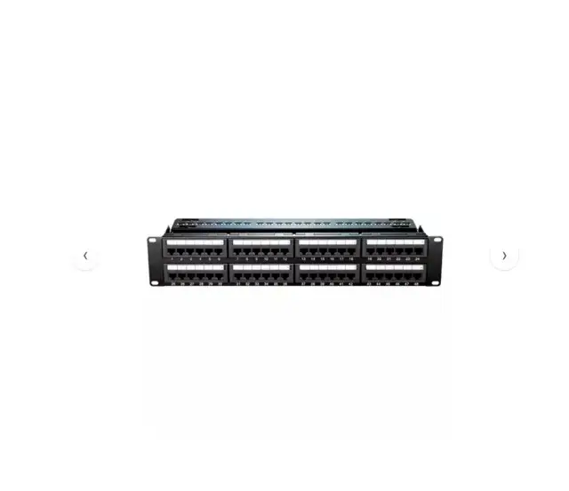 PATCH PANEL 48 PUERTOS CAT6 DE 19"