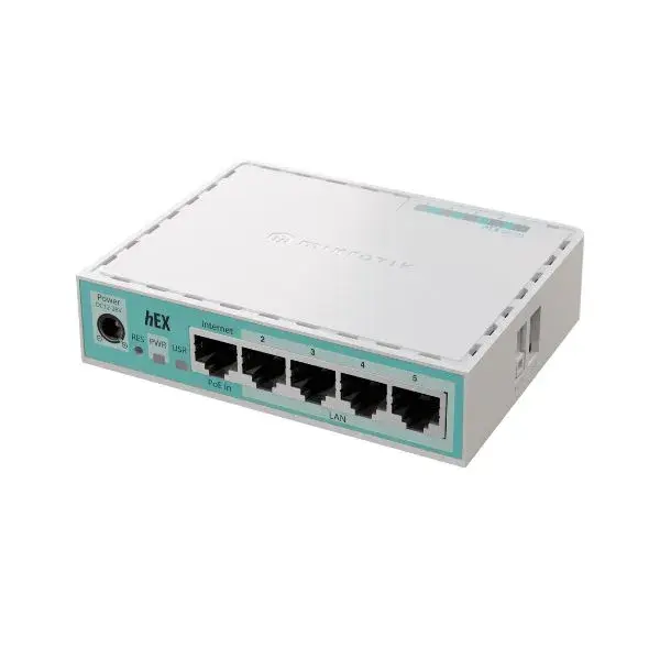 Router MikroTik hEX refresh Gigabit de 5 puertos