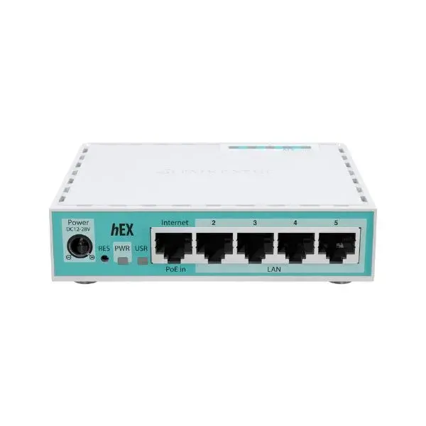 Router MikroTik hEX refresh Gigabit de 5 puertos
