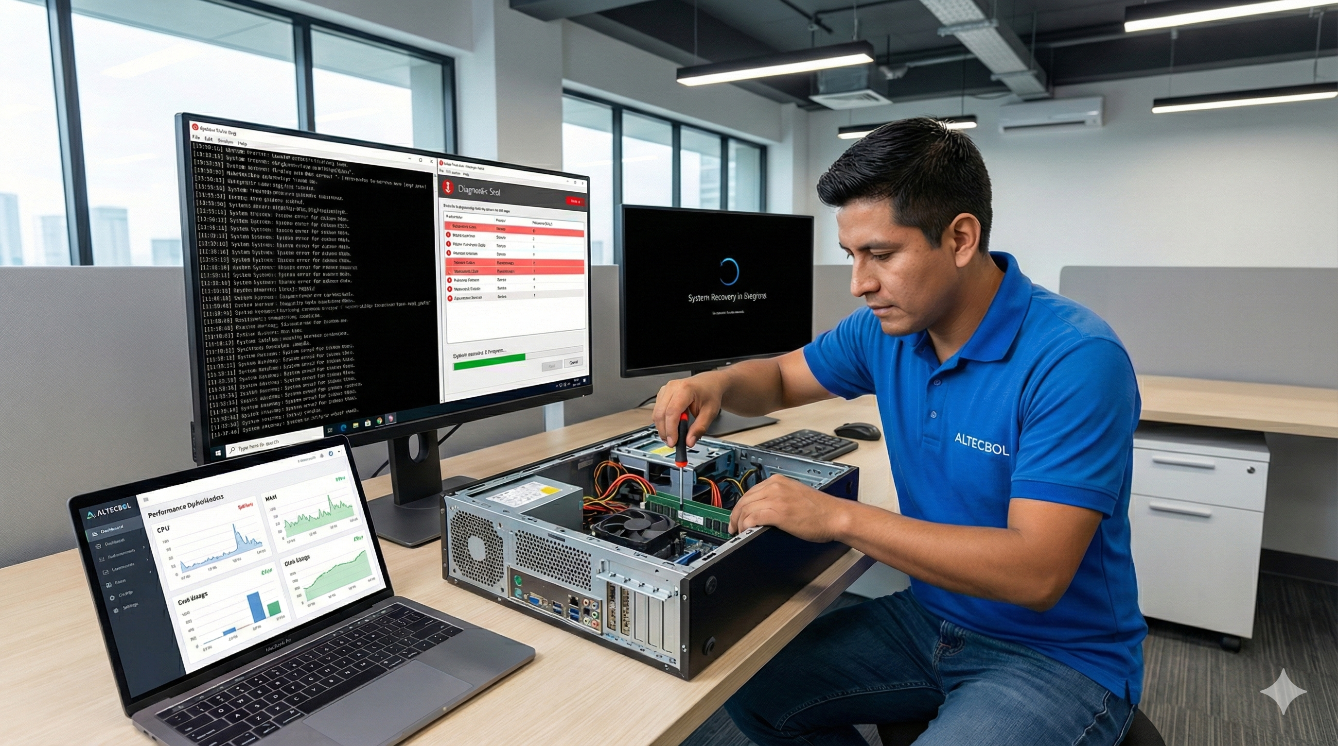 Soporte técnico y gestión IT